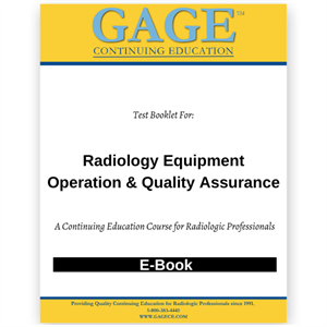 Picture of Radiology Equipment Operation & Quality Assurance-Ebook Course